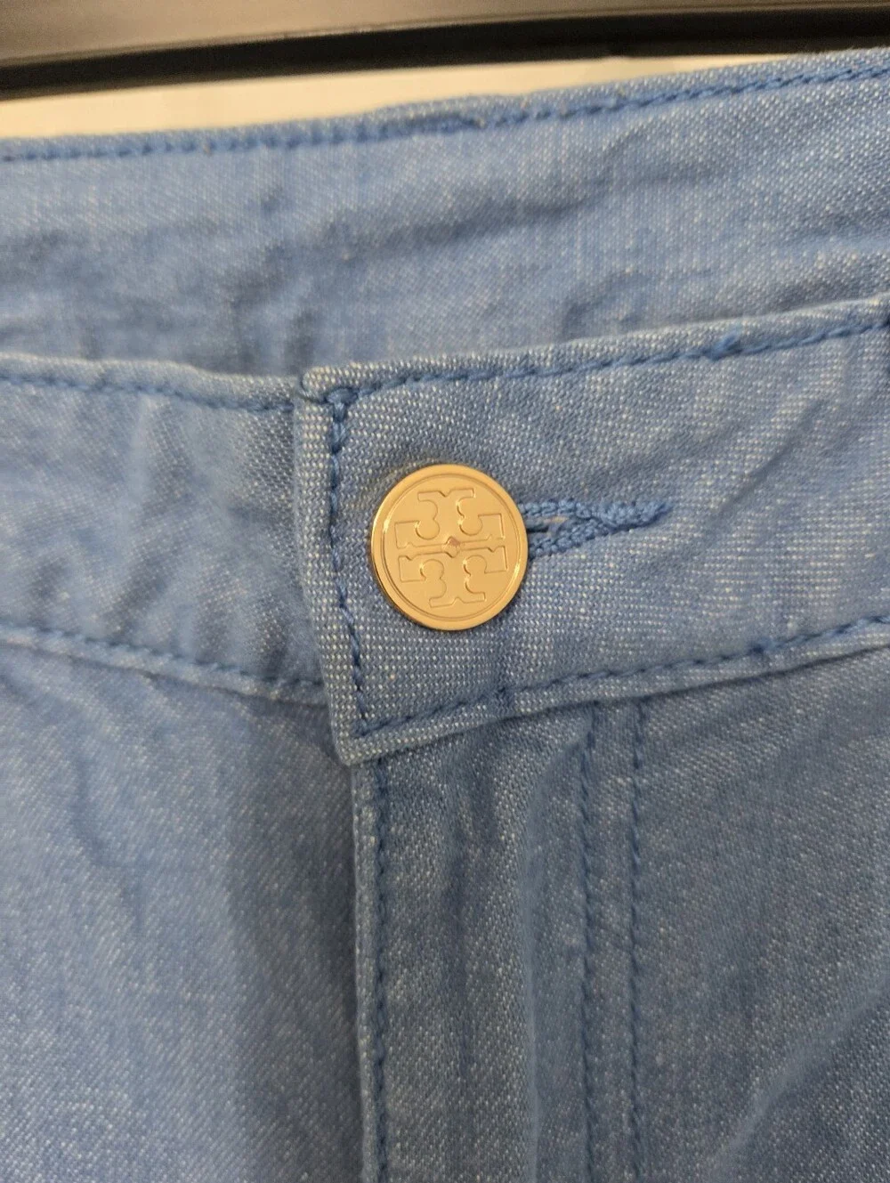 TORY BURCH Women's Wide Leg Blue Jeans Pants Size 8